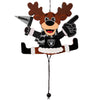 Las Vegas Raiders NFL Cheering Reindeer Ornament