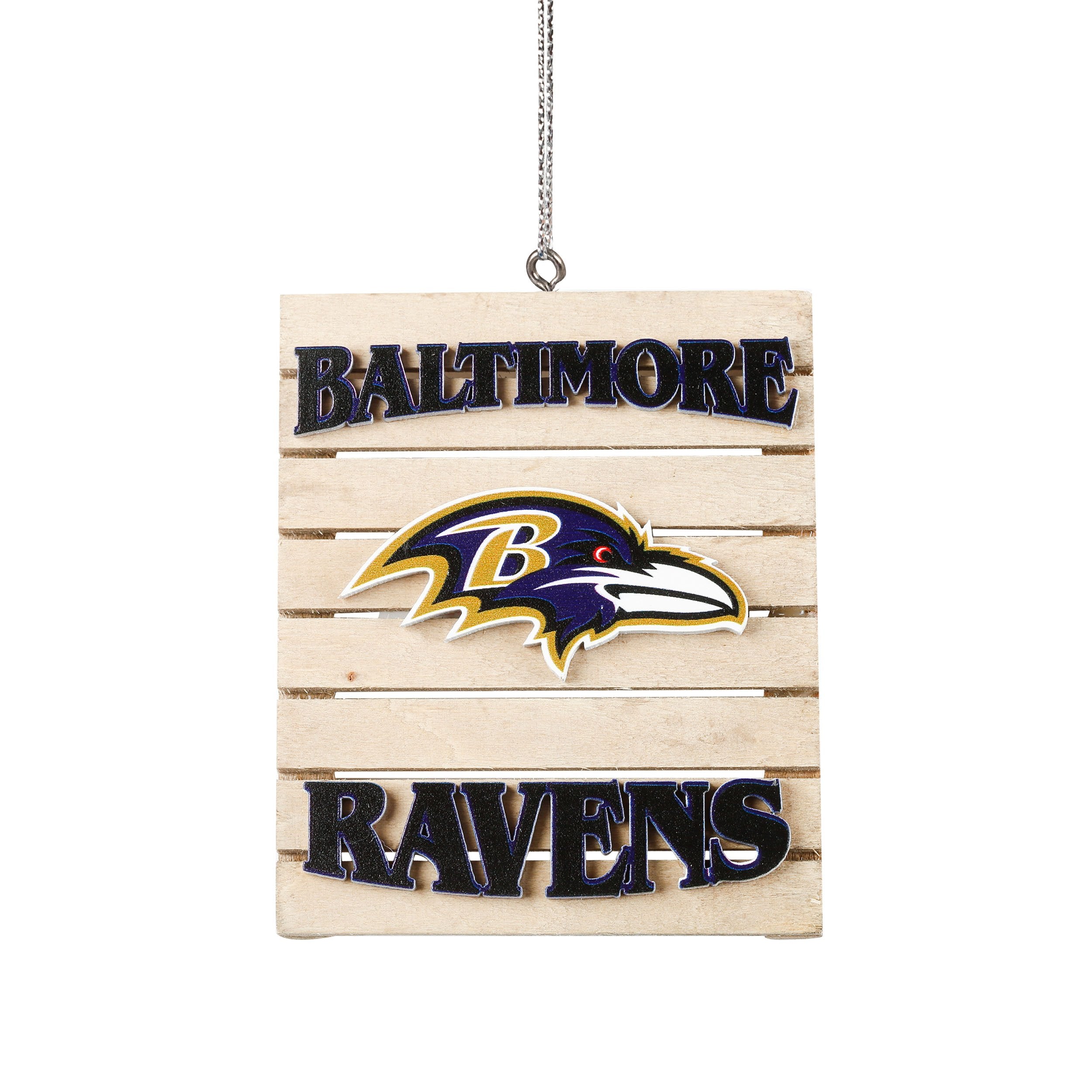 Baltimore Ravens 12'' Sugar Skull Sign