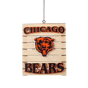 Chicago Bears Wood Pallet Sign Ornament
