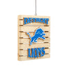 Detroit Lions NFL Wood Pallet Sign Ornament