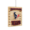 Houston Texans NFL Wood Pallet Sign Ornament