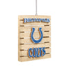 Indianapolis Colts NFL Wood Pallet Sign Ornament