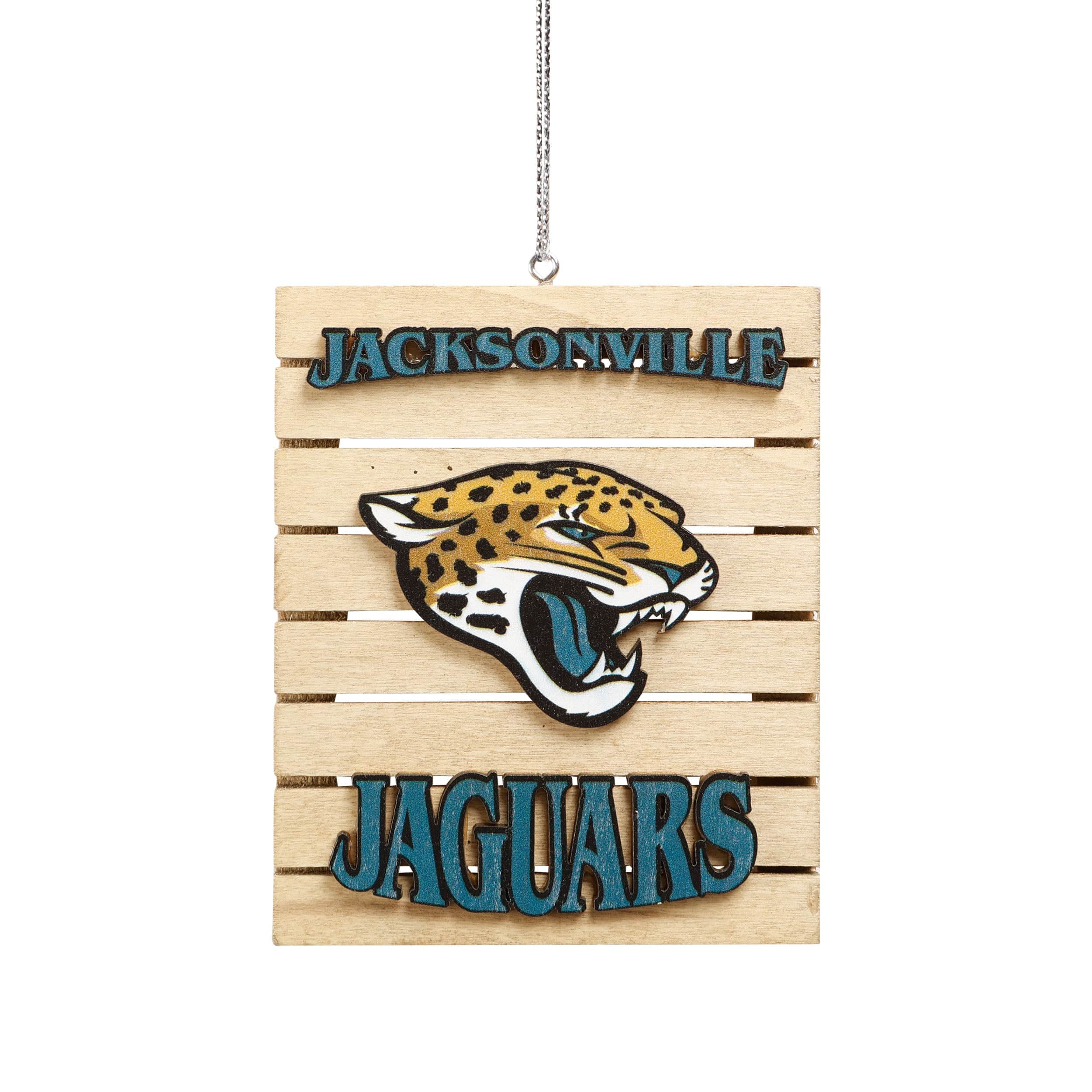 Jacksonville Jaguars NFL Wood Pallet Sign Ornament