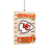 Kansas City Chiefs Wood Pallet Sign Ornament