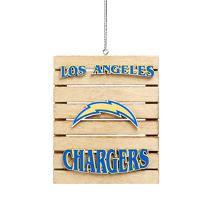 Los Angeles Chargers NFL Wood Pallet Sign Ornament