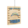 Los Angeles Chargers NFL Wood Pallet Sign Ornament