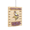 Minnesota Vikings NFL Wood Pallet Sign Ornament