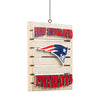 New England Patriots Wood Pallet Sign Ornament