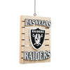 Las Vegas Raiders Wood Pallet Sign Ornament