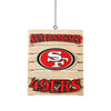 San Francisco 49ers Wood Pallet Sign Ornament