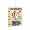 Los Angeles Rams NFL Wood Pallet Sign Ornament