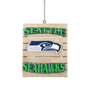 Seattle Seahawks Wood Pallet Sign Ornament