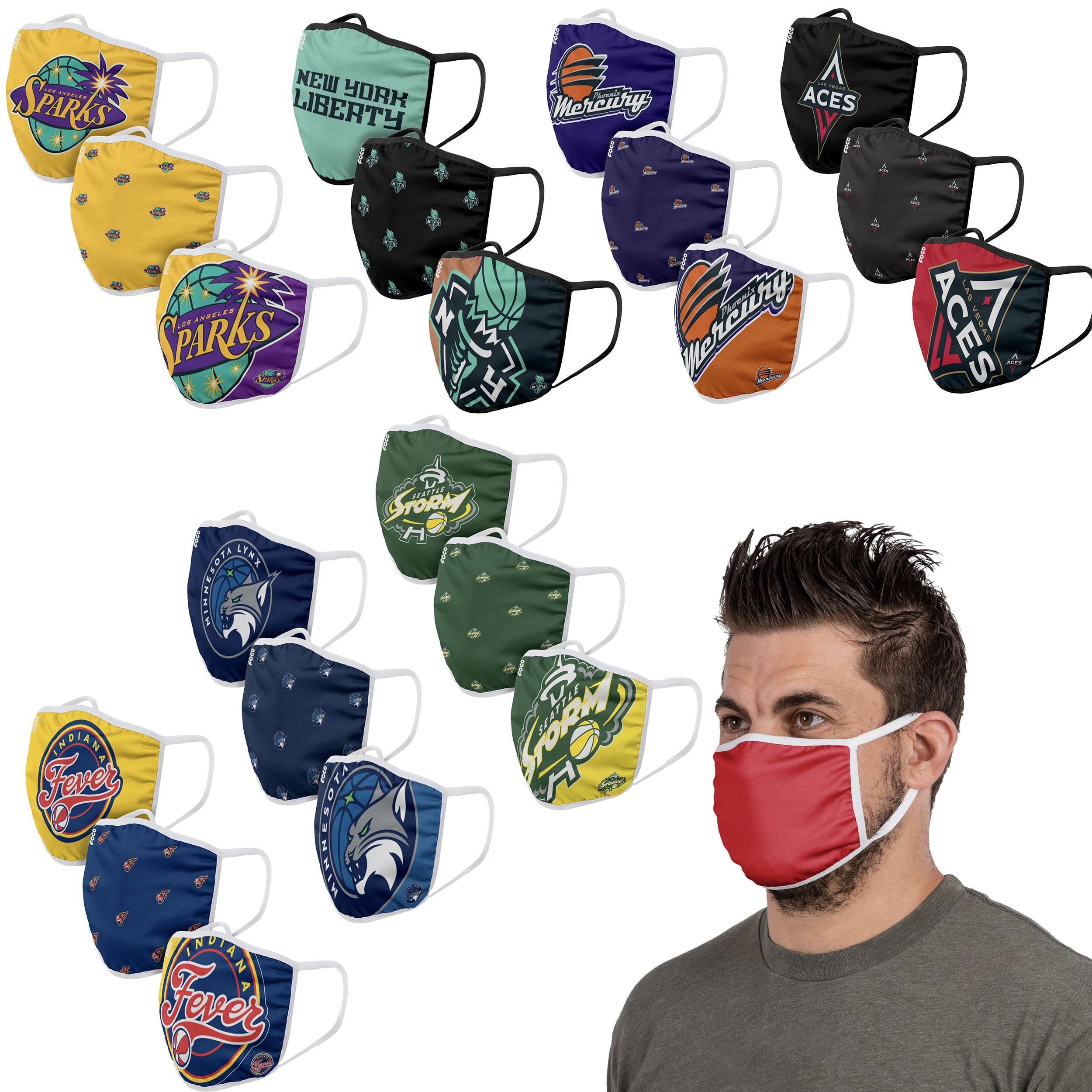 NFL 3 Pack Face Covers - Pick Your Team!