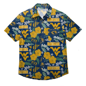 West Virginia Mountaineers NCAA Mens City Style Button Up Shirt