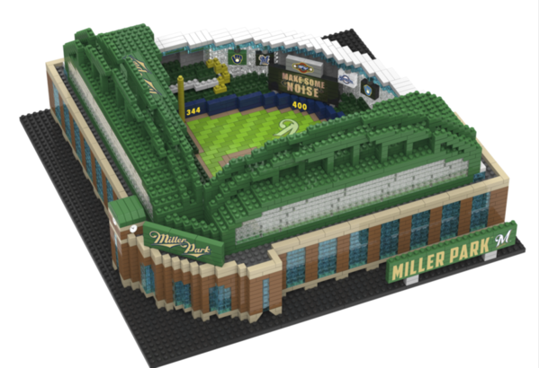 Houston Astros Minute Maid Park MLB 3D BRXLZ Stadium Blocks Set