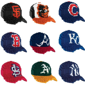 MLB 3D BRXLZ Construction Puzzle Set Baseball Caps (Pick Your Team)