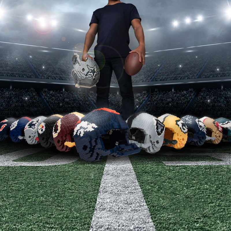 american football helmet xl NFL XL Mega Block BRXLZ 3D Helmet