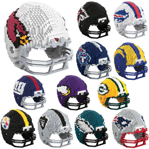 NFL 3D BRXLZ Puzzle Replica MIni Helmet Set - Pick Your Team! (PREORDER - SHIPS LATE AUGUST)