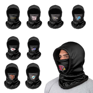 NFL Black Hooded Gaiters - Pick Your Team!