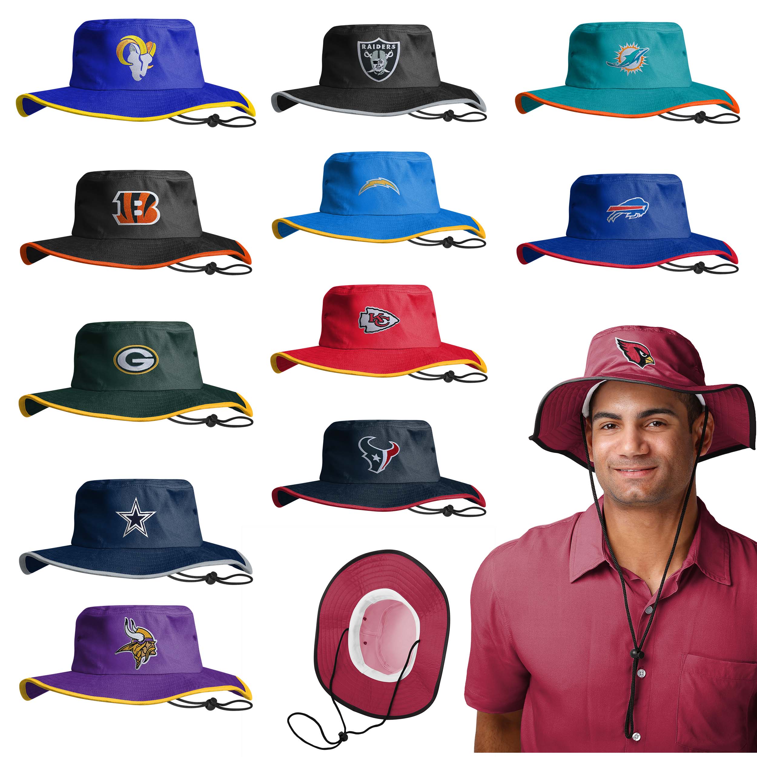 Nfl Bucket Hats Top Sellers, SAVE 50% 