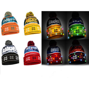NFL Wordmark Light Up Printed Beanie - Pick Your Team!