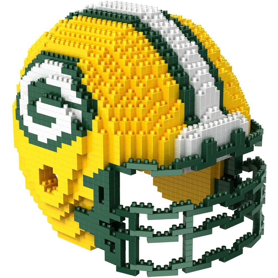 BLITZ Collection - 8 Layer Green Bay Packers Helmet 3D Vintage Metal W