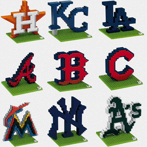 Officially Licensed 3-D MLB Team Logo BRXLZ Puzzle Sets - Pick Your Team!