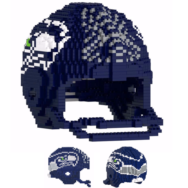 3d customs football helmet brecks NFL XL Mega Block BRXLZ 3D Helmet