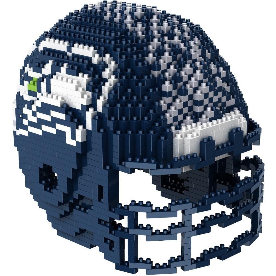 Forever Collectibles Seattle Seahawks BRXLZ 3D Helmet Puzzle