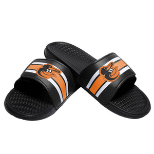Baltimore Orioles MLB Mens Stripe Legacy Sport Slides