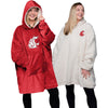 Washington State Cougars NCAA Reversible Big Logo Hoodeez