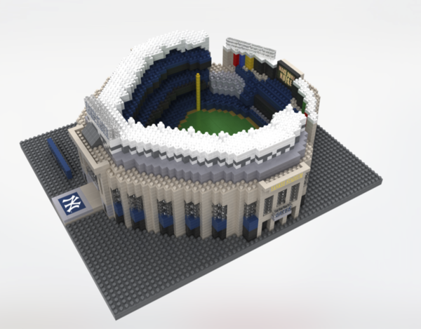 Chicago Cubs Wrigley Field MLB 3D BRXLZ Stadium Blocks Set